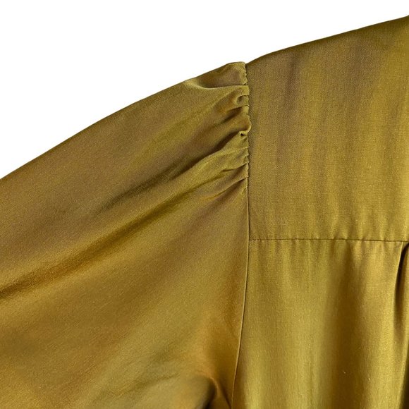 FRNCH Women's Collared‎ Long Sleeve Button Down Maxi Dress Size M - Picture 11 of 14